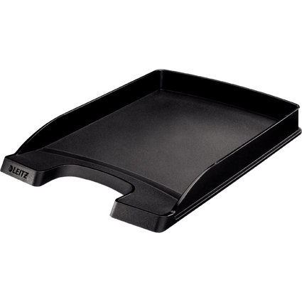 LEITZ Corbeille  courrier Plus plat, A4, polystyrne, noir