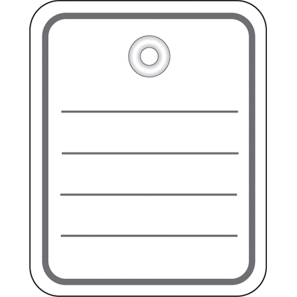 HERMA Etiquette  suspendre, 40 x 50 mm, avec oeillet