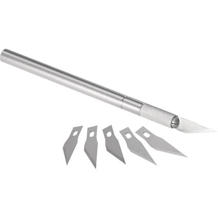 transotype Scalpel, longueur: 150 mm, 5 lames de rechange
