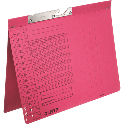 LEITZ dossiers suspendus, A4, reliure administrative, rouge,