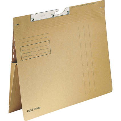 LEITZ dossiers suspendus, avec pochette étirable, A4, soude
