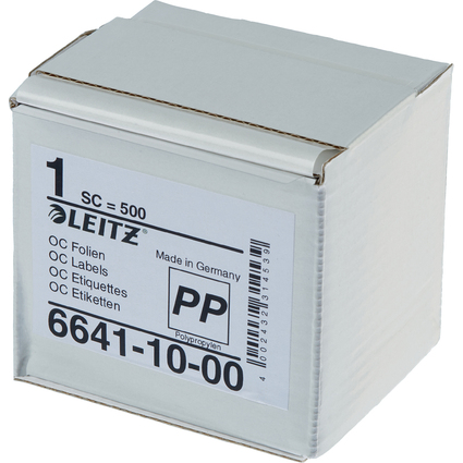 LEITZ tiquette pour film de protection sur rouleau,