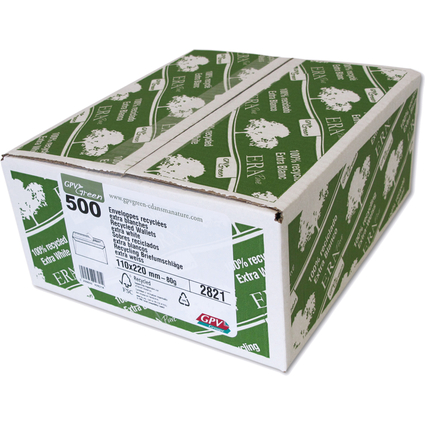 GPV Enveloppes "ERAPure" DL 110 x 220 mm, sans fentre