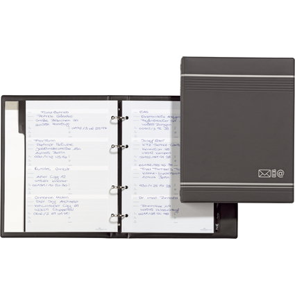 DURABLE Telefonringbuch TELINDEX, anthrazit