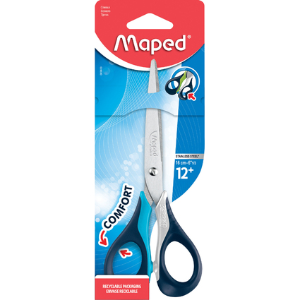 Maped Ciseaux Sensoft 3D, pointu, longueur: 160 mm