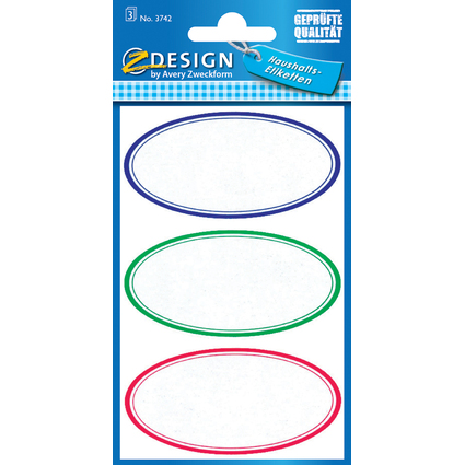AVERY Zweckform Z-Design Etiquettes de mnage "ovale"