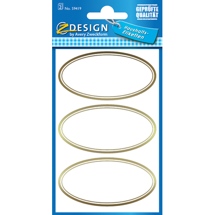 AVERY Zweckform Z-Design Etiquettes de mnage "ovale"