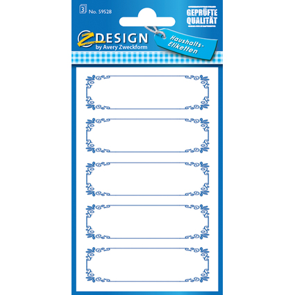 AVERY Zweckform Z-Design Etiquettes de mnage "cadre bleu"
