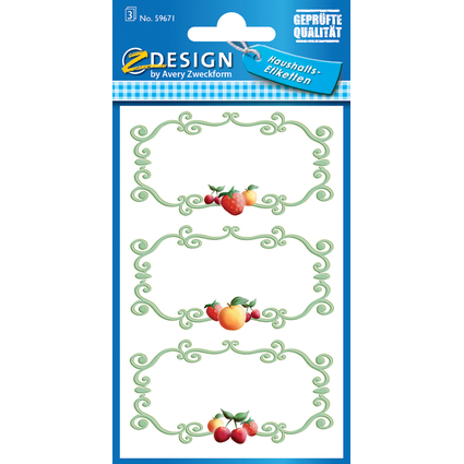 AVERY Zweckform Z-Design Etiquettes de mnage "cadre design"