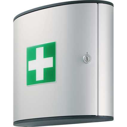 DURABLE Bote  pharmacie FIRST AID BOX M, argent