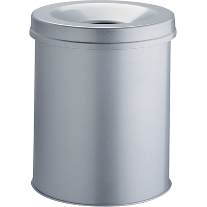 DURABLE Corbeille  papier SAFE, rond, 15 litres, gris