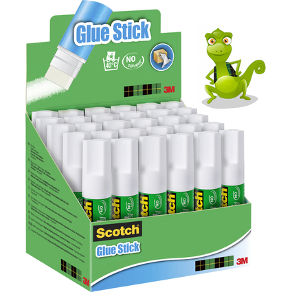 3M Scotch Bton de colle standard, 8 g, prsentoir