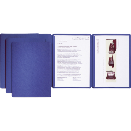PAGNA chemise de prsentation / de candidature "Sprint",bleu