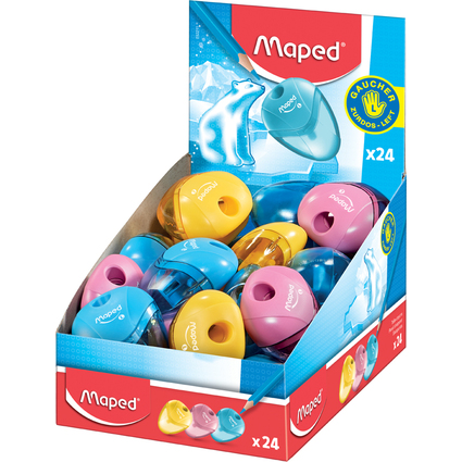 Maped Taille-crayon i-gloo pour gauchers, prsentoir 24