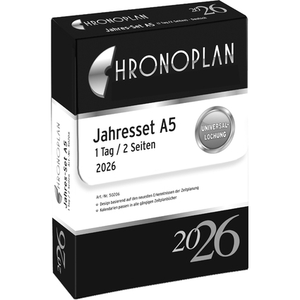 CHRONOPLAN Jahresset 2026, DIN A5