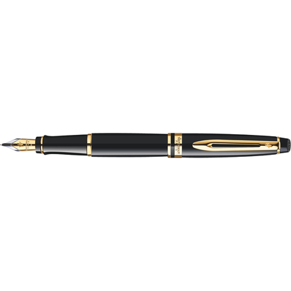 WATERMAN Stylo plume Expert, Laque Noire G.T., trac: M