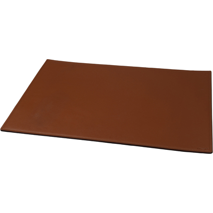 Alassio Sous-main, cuir vritable, cognac
