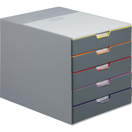 DURABLE Module de classement VARICOLOR 5, avec 5 tiroirs