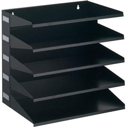 DURABLE Station de tri Business, 5 compartiments, noir