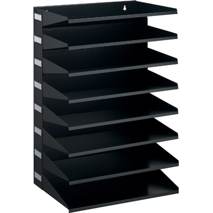 DURABLE Station de tri Business, 8 compartiments, noir