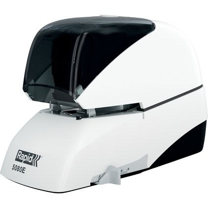Rapid Agrafeuse lectrique Supreme 5080e, argent/orange