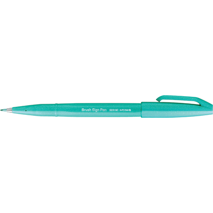 PentelArts Stylo feutre Brush Sign Pen SES15, vert meraude