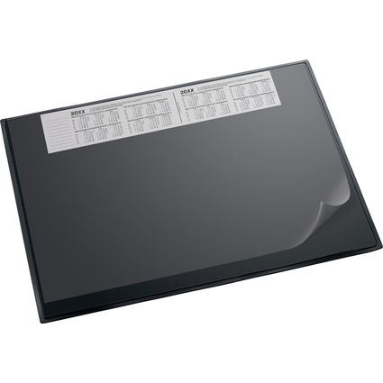 helit Sous-main "the flat mat", 630 x 500 mm, noir