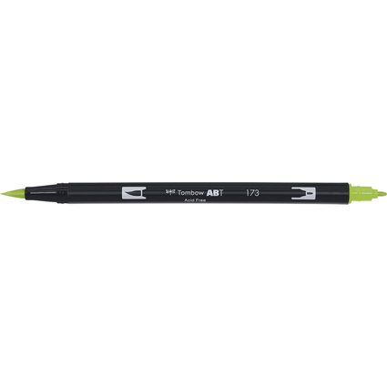 Tombow Feutre double pointe DUAL BRUSH PEN ABT, willow green