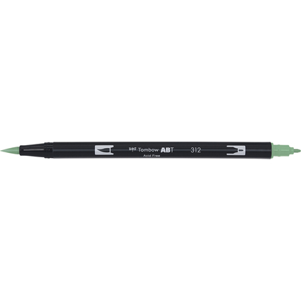 Tombow Feutre double pointe DUAL BRUSH PEN ABT, holley green