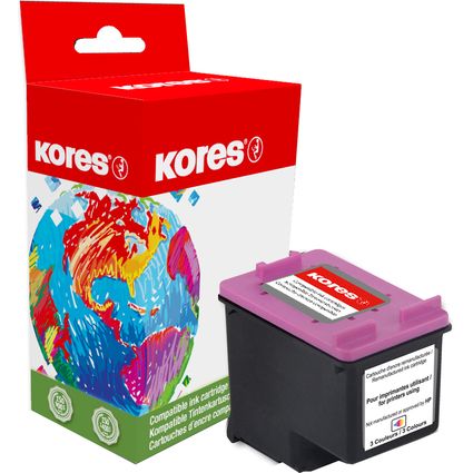 Kores Encre G1720 remplace hp CH564EE/HP301XL, couleurs