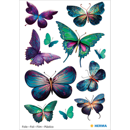 HERMA Sticker paillet MAGIC Papillons