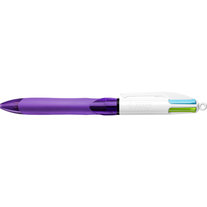 BIC Stylo  bille rtractable 4 Colours Grip Fun