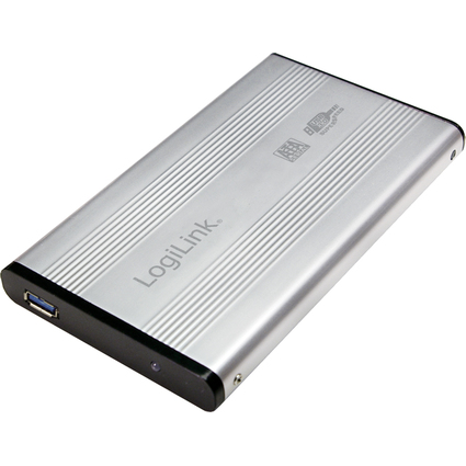 LogiLink Botier pour disque dur SATA 2,5", USB 3.0, argent