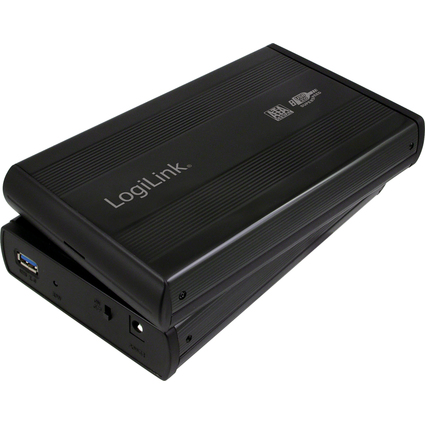 LogiLink Botier pour disque dur SATA 3,5", USB 3.0, noir