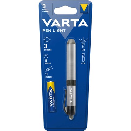 VARTA Lampe de poche "LED Pen Light 1AAA", avec 1 pile AAA