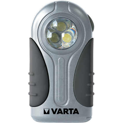 VARTA Lampe de poche "LED Silver Light", avec 3 piles AAA