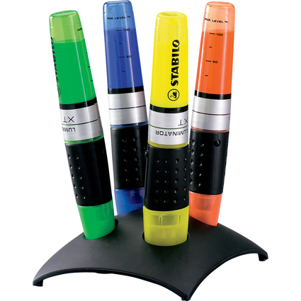 STABILO Surligneur LUMINATOR, set de bureau de 4