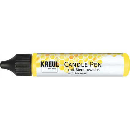 KREUL Marqueur pour bougies, 29 ml, jaune