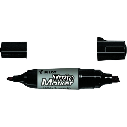 PILOT Marqueur permanent TWIN Marker Jumbo, noir