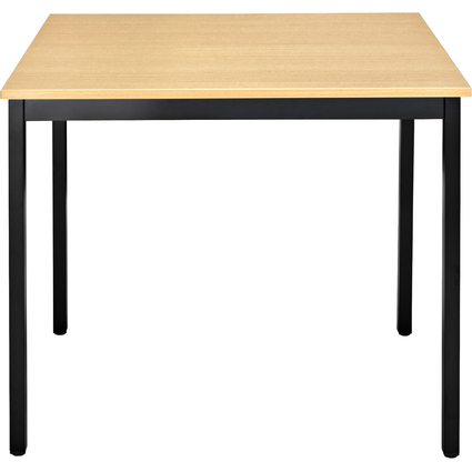 SODEMATUB Table universelle 126RHN, 1200 x 600, htre/noir