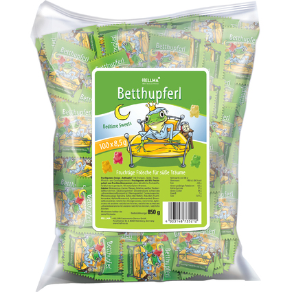 HELLMA Bonbon glifi Betthupferl, un sachet en polythylne