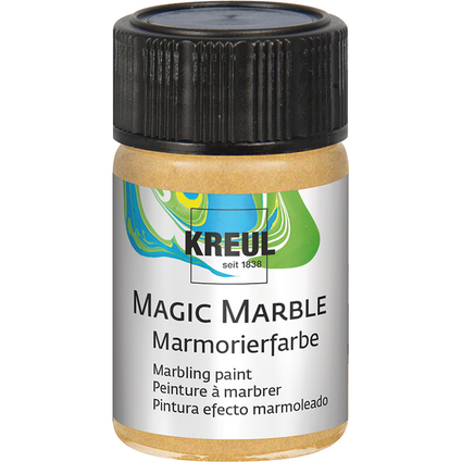 KREUL Peinture  marbrer "Magic Marble", 20 ml, or