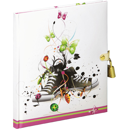 PAGNA Journal intime "Chucks", 80 g/m2, 128 pages