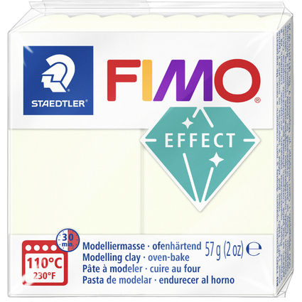 FIMO Pte  modeler EFFECT,  cuire, lumire nocturne, 57 g