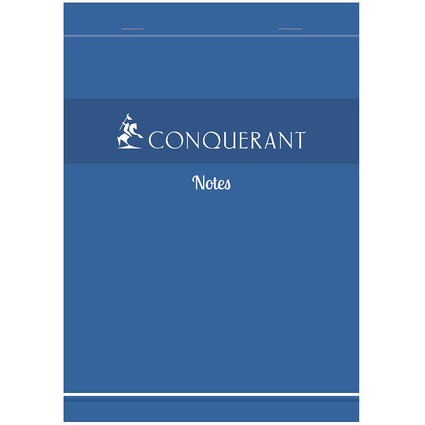 CONQUERANT SEPT Bloc-notes Notes, quadrill, A5