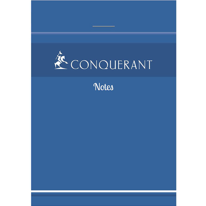 CONQUERANT SEPT Bloc-notes Notes, quadrill, 74 x 105 mm