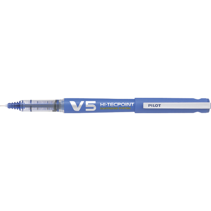 PILOT Stylo roller V5 Hi-Tecpoint, rechargeable, bleu