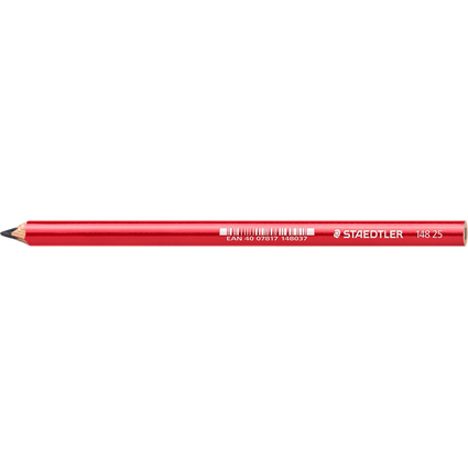 STAEDTLER Crayon de charpentier, ovale, marron rouge