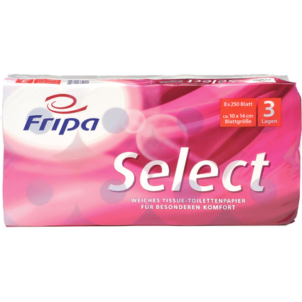 Fripa Papier toilette Select, 3 couches, extra blanc