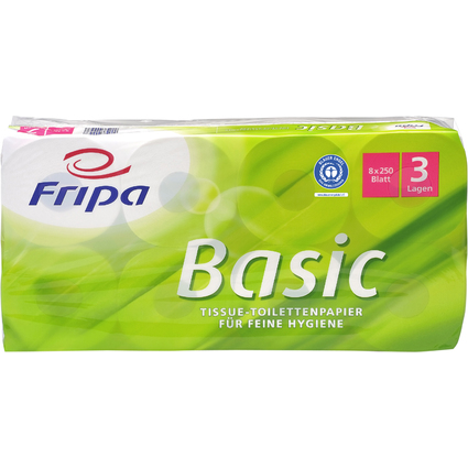 Fripa Papier toilette Basic, 3 couches, blanc